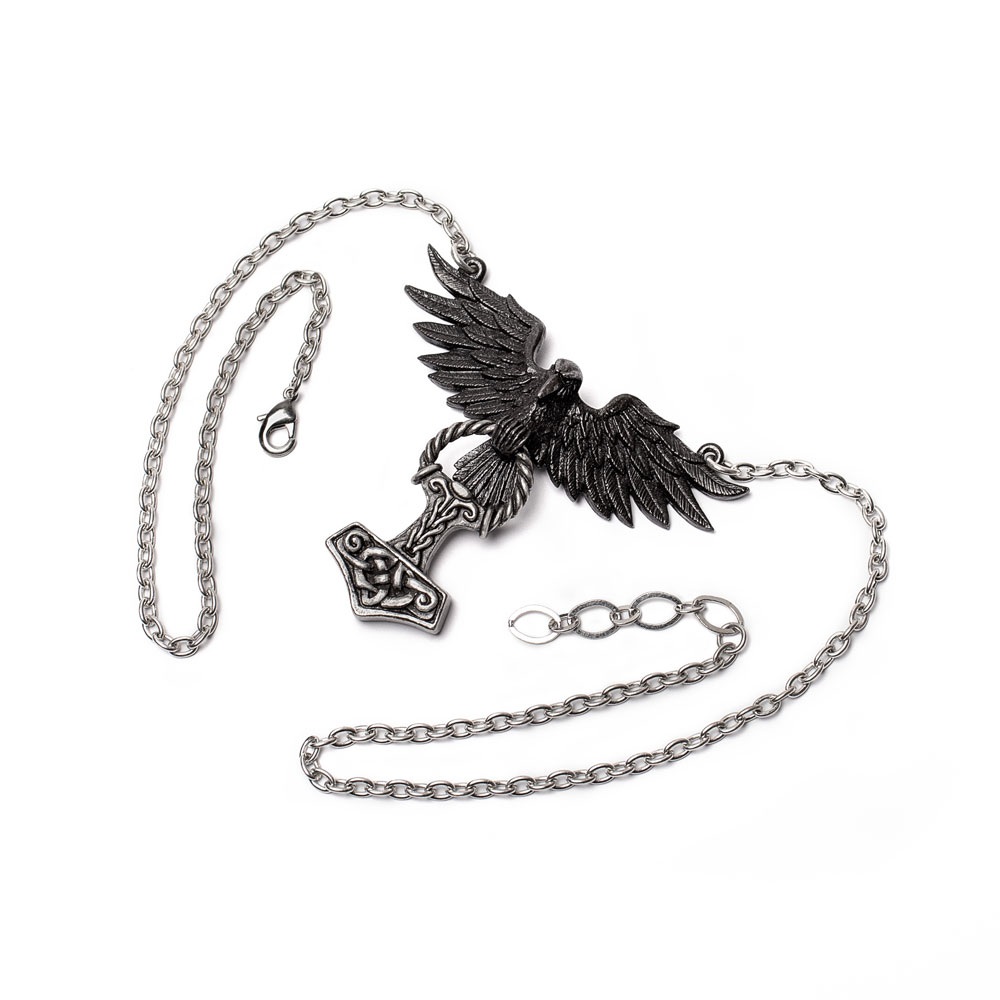 Alchemy - Hrafnhamerr Ketting - Zilverkleurig